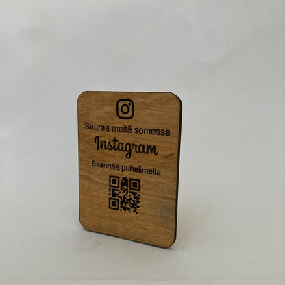 Instagram QR-koodikyltti