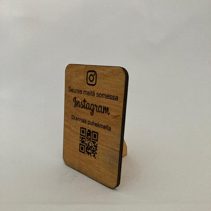 Instagram QR-koodikyltti