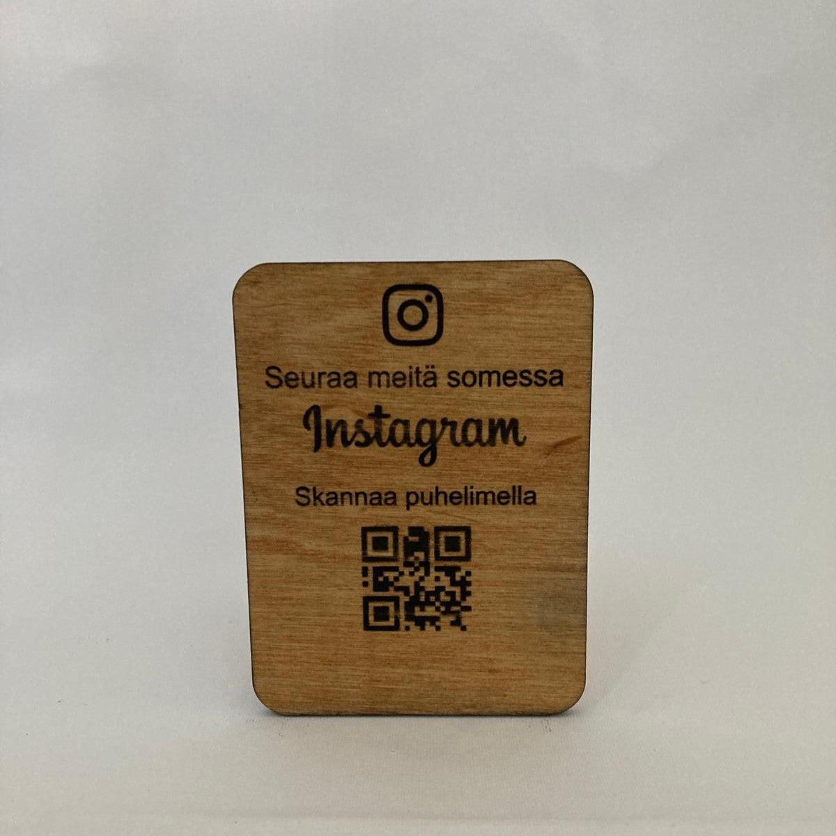 Instagram QR-koodikyltti