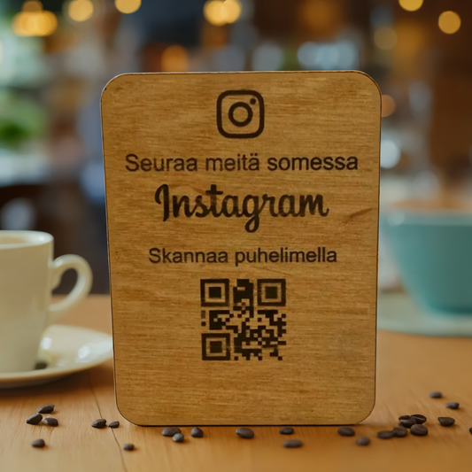 Instagram QR-koodikyltti