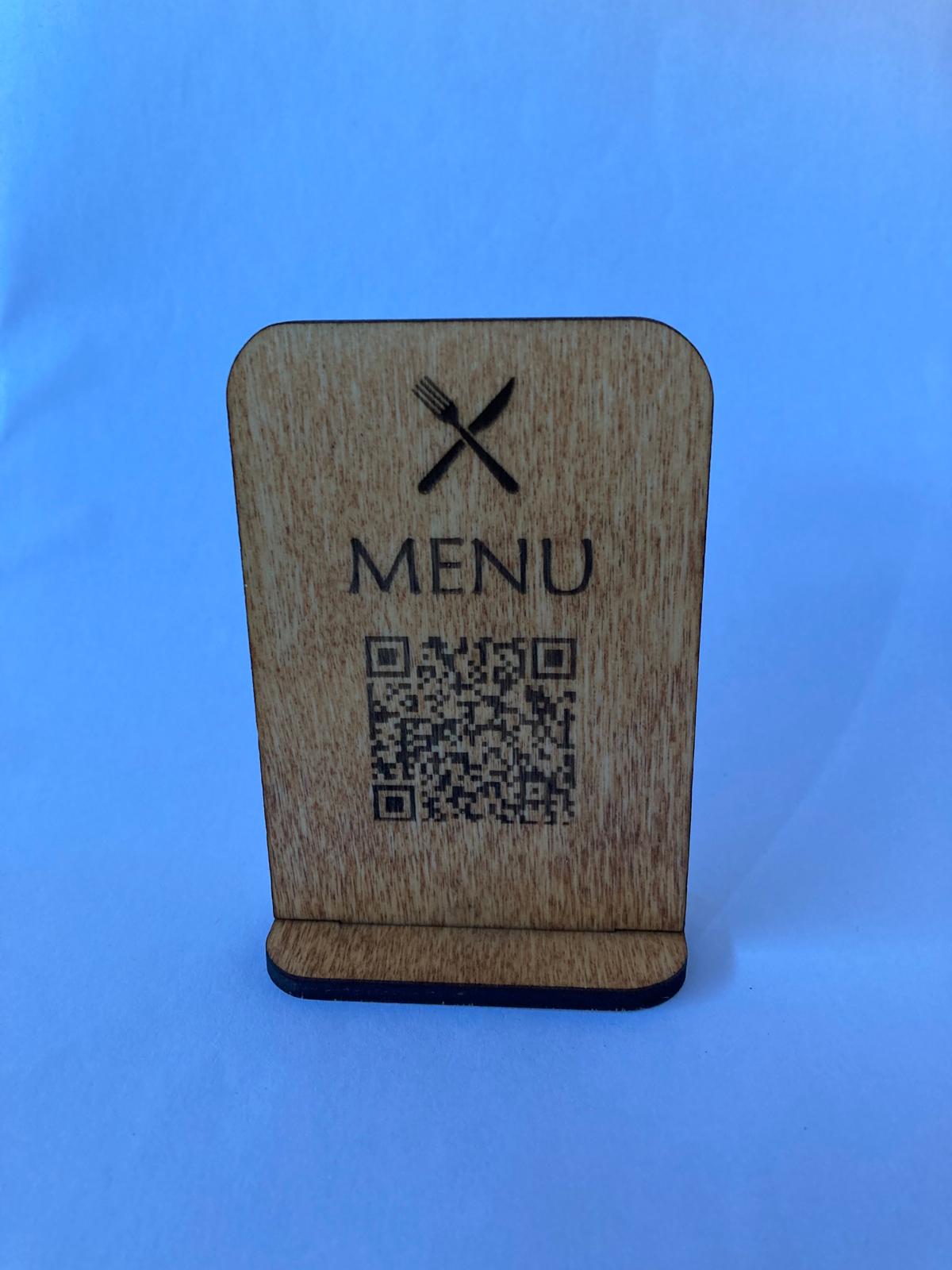 Menu QR-Koodi Kyltti